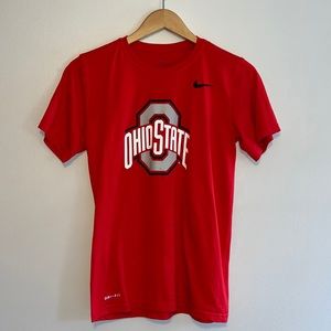 Nike Red Ohio State Short Sleeve Tee